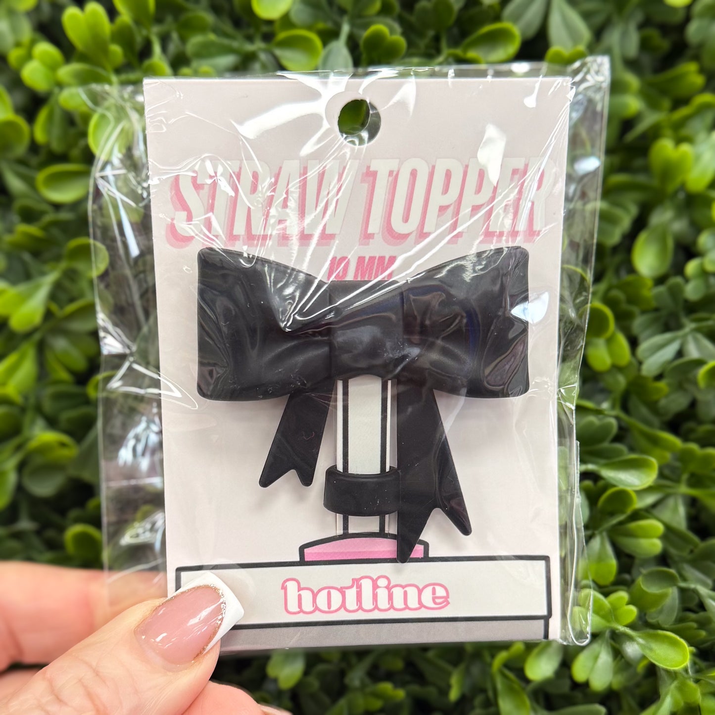 Large Bow Straw Toppers