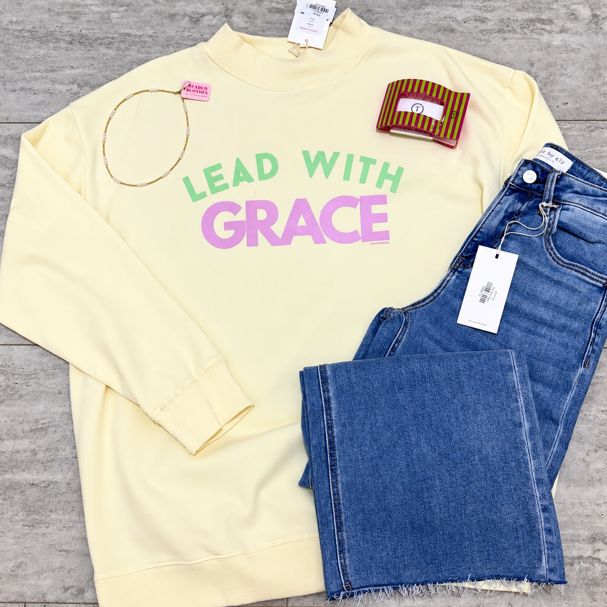 Lead With Grace Mock Neck