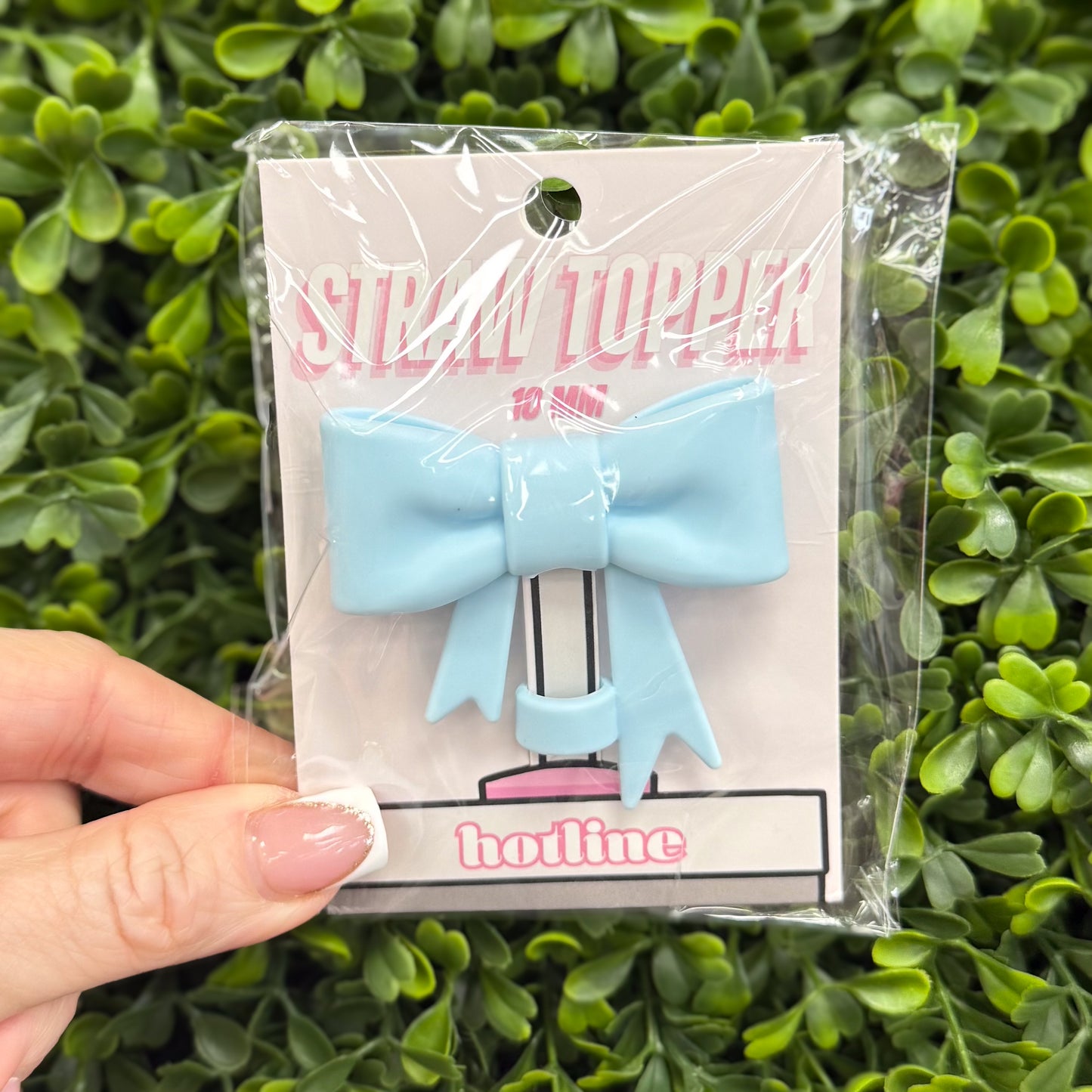 Large Bow Straw Toppers