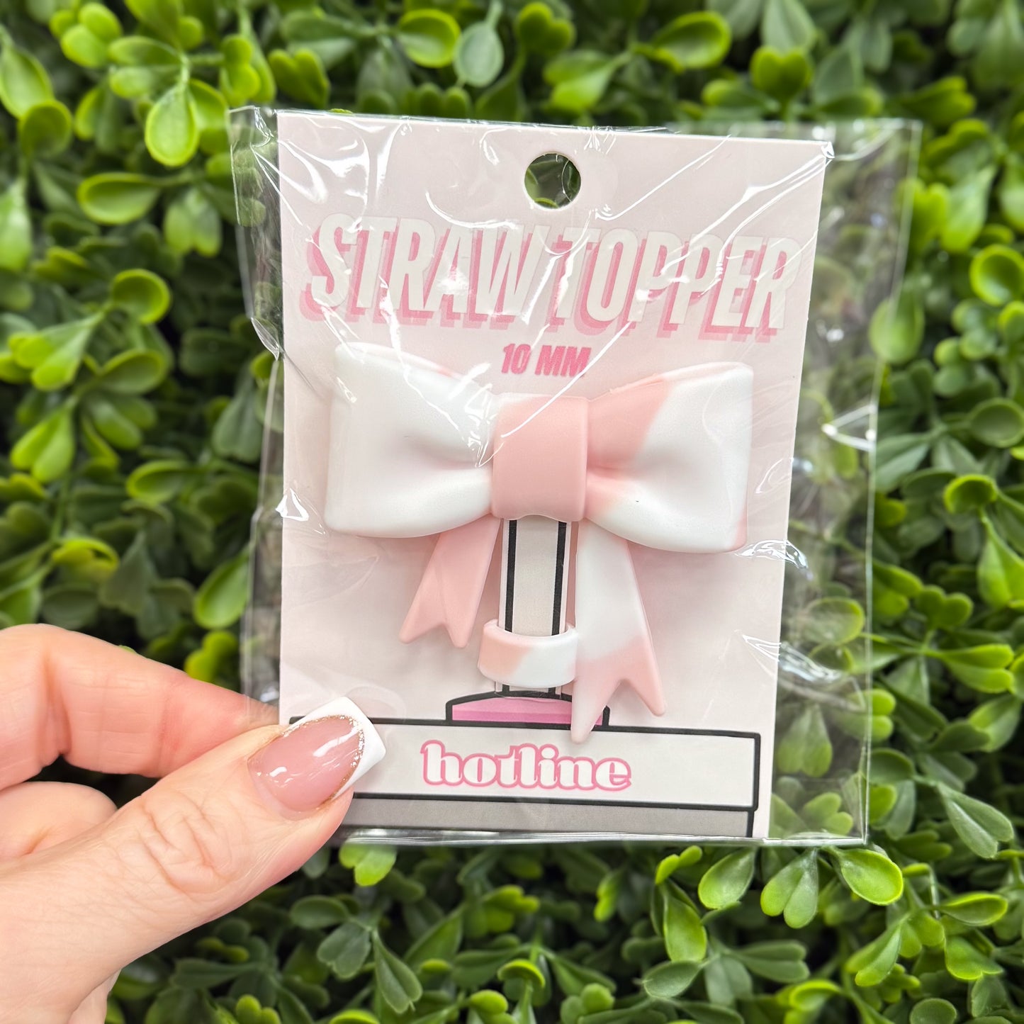 Large Bow Straw Toppers