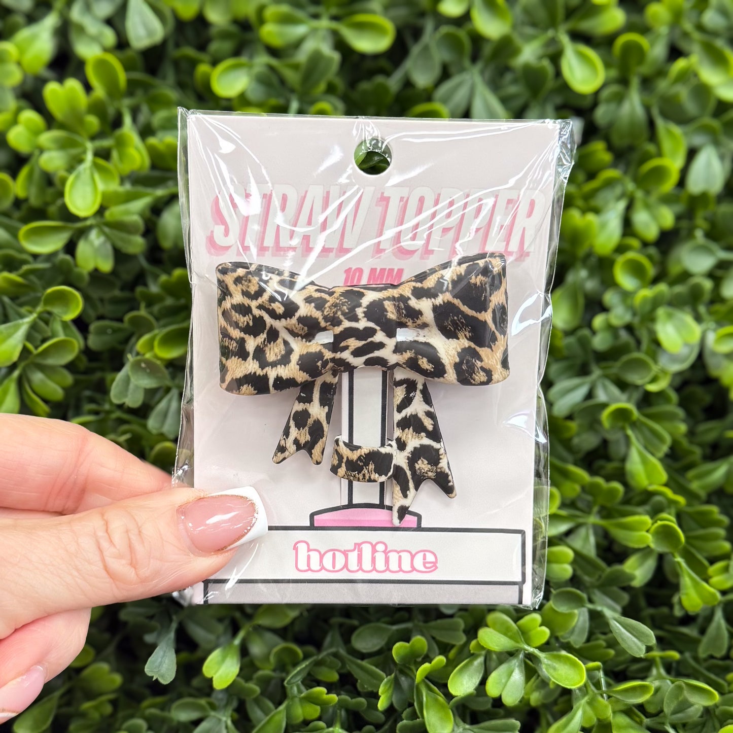 Large Bow Straw Toppers