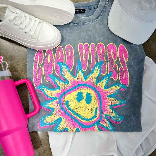 Groovy Good Vibes Zutter Graphic Tee