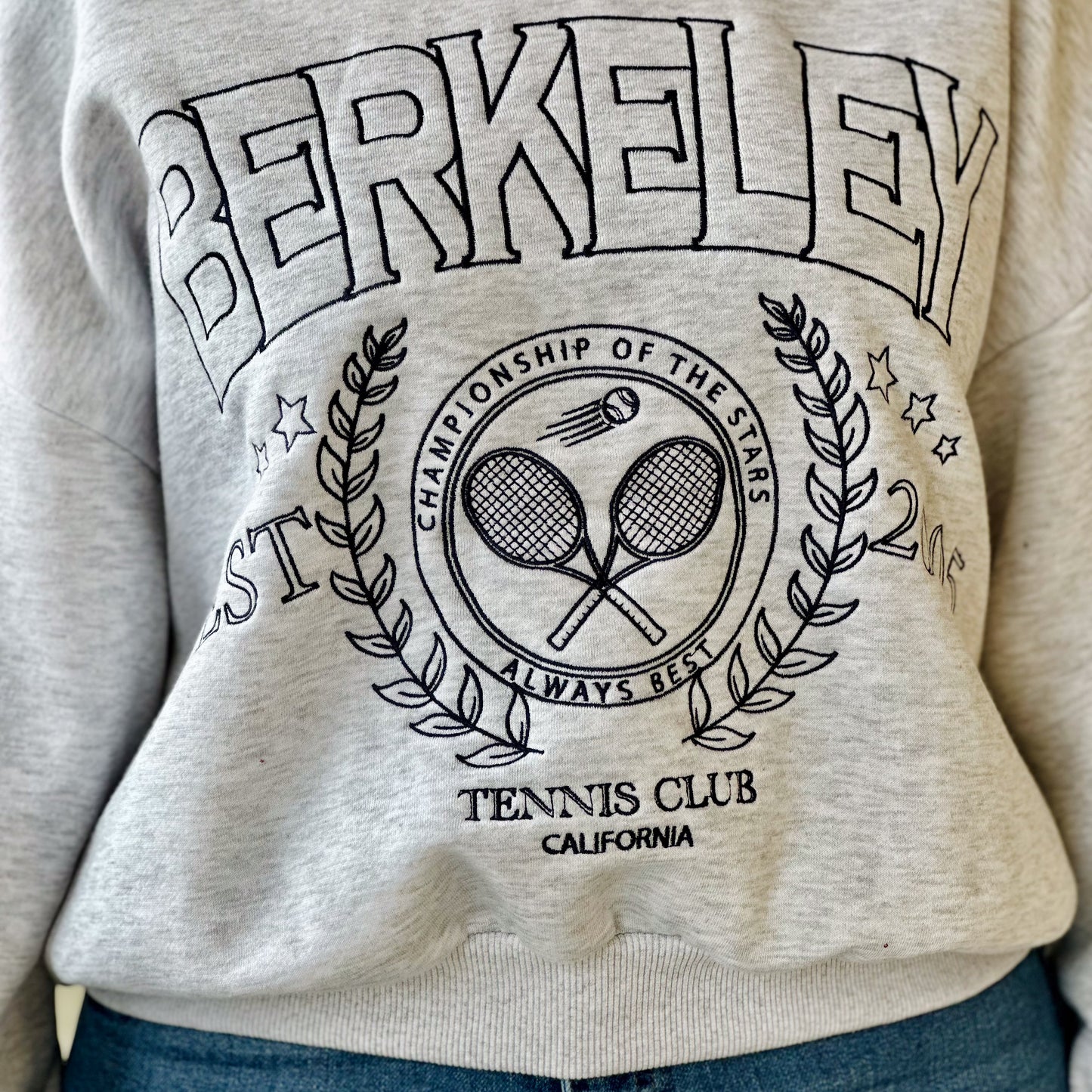 Berkeley California Tennis Sweatshirt