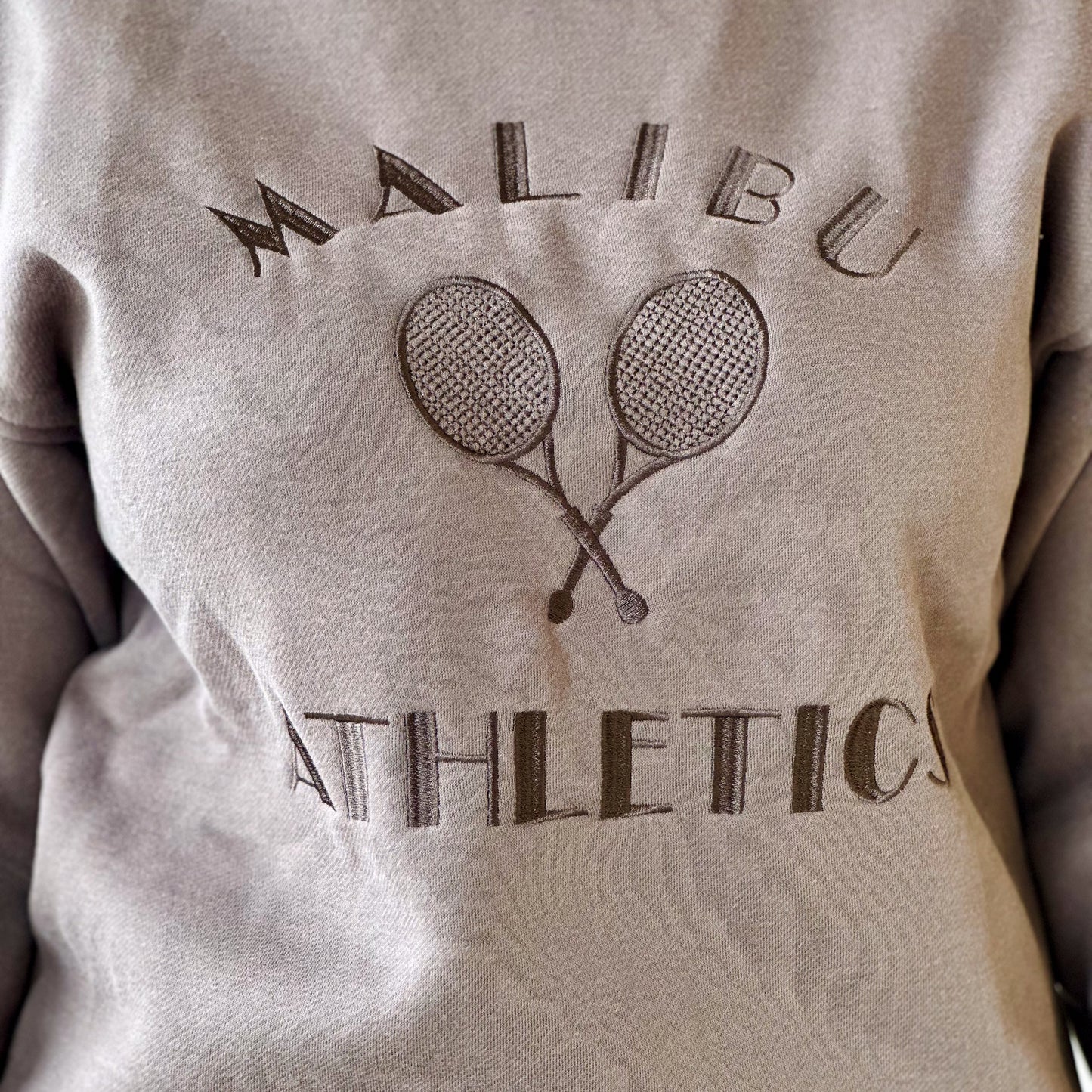 Chocolate Malibu Tennis Club Sweatshirt