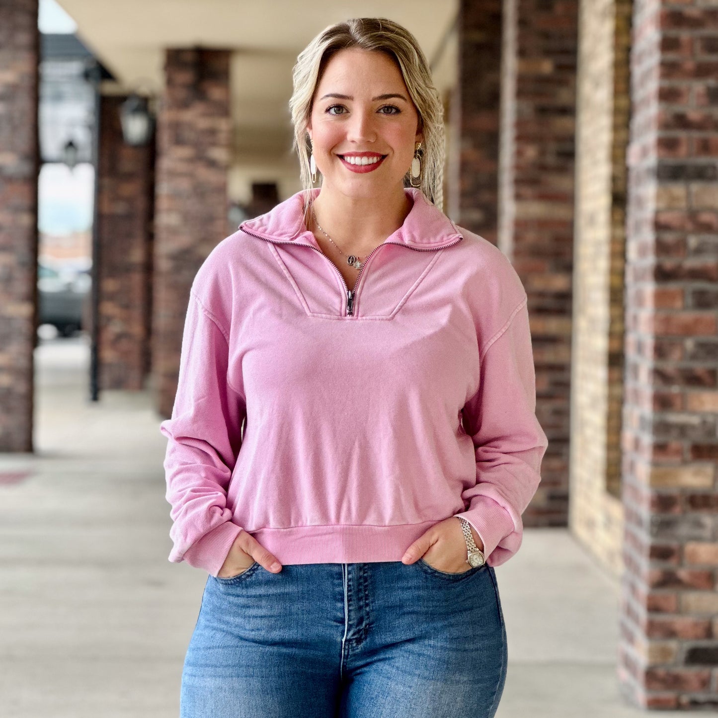 Comfort First Pink and Green Pullovers