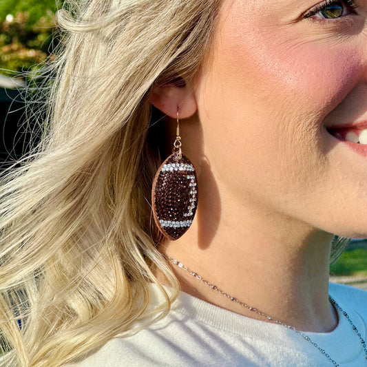 Football Cushion Earrings