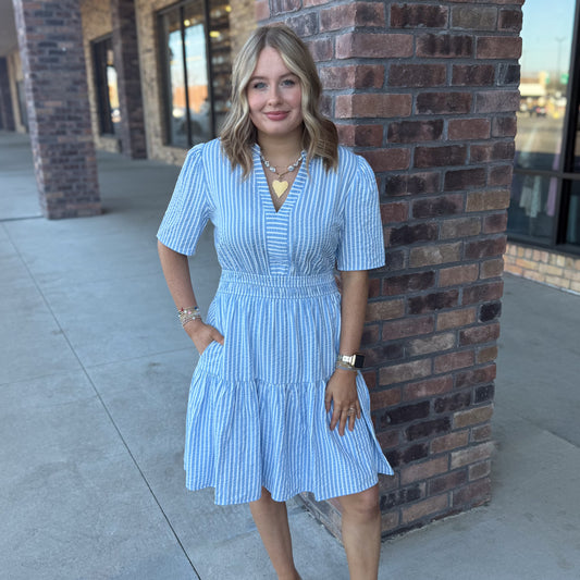 Breezy Stripe Dress
