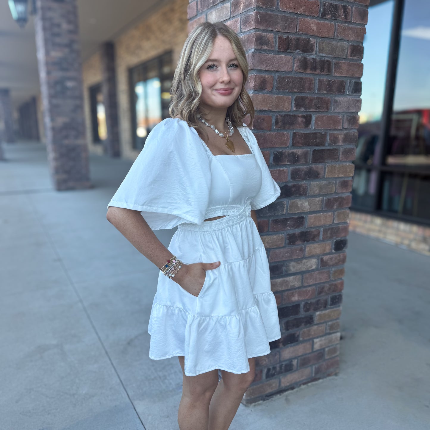 Flirty & Fun White Romper