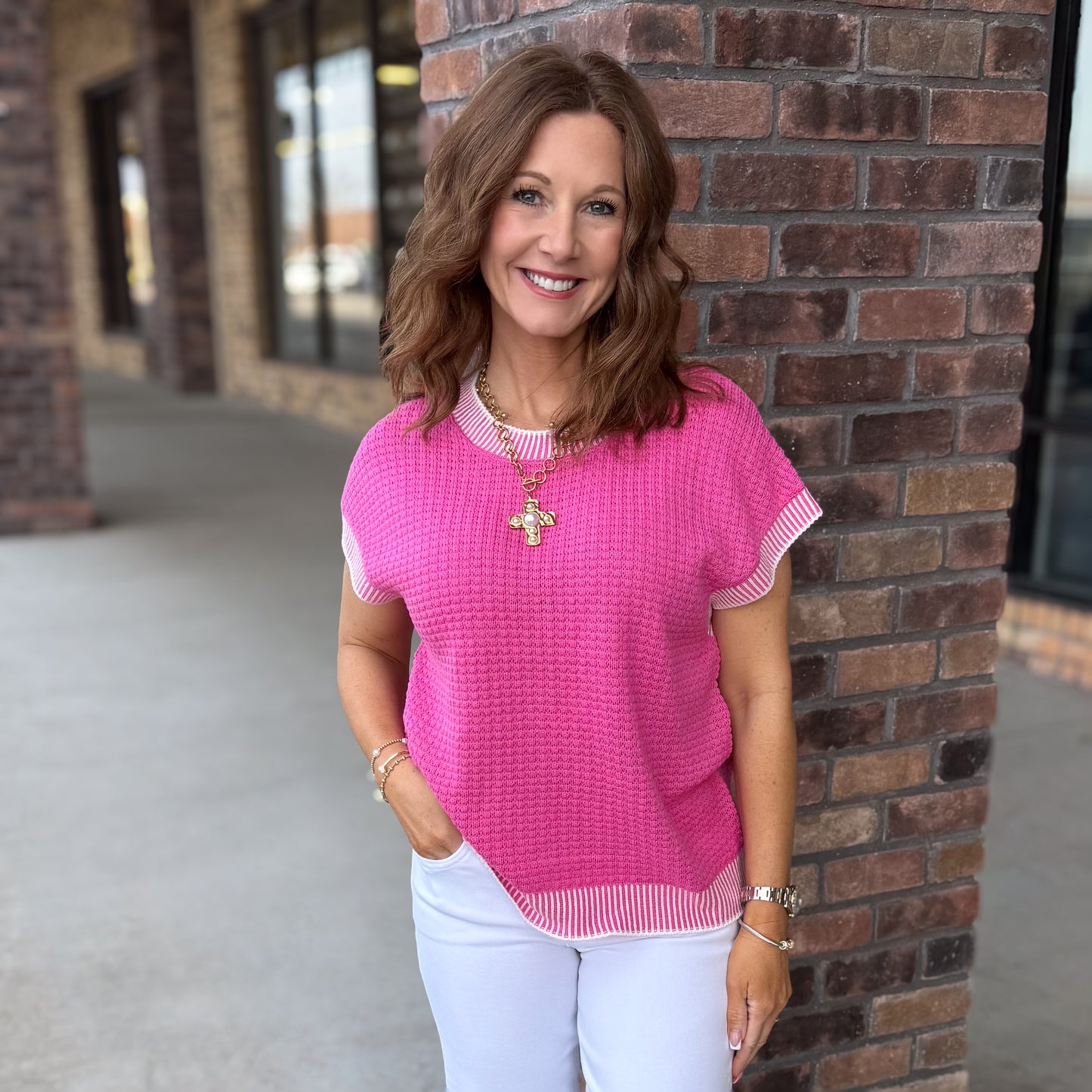 Summer Breeze Knit Top