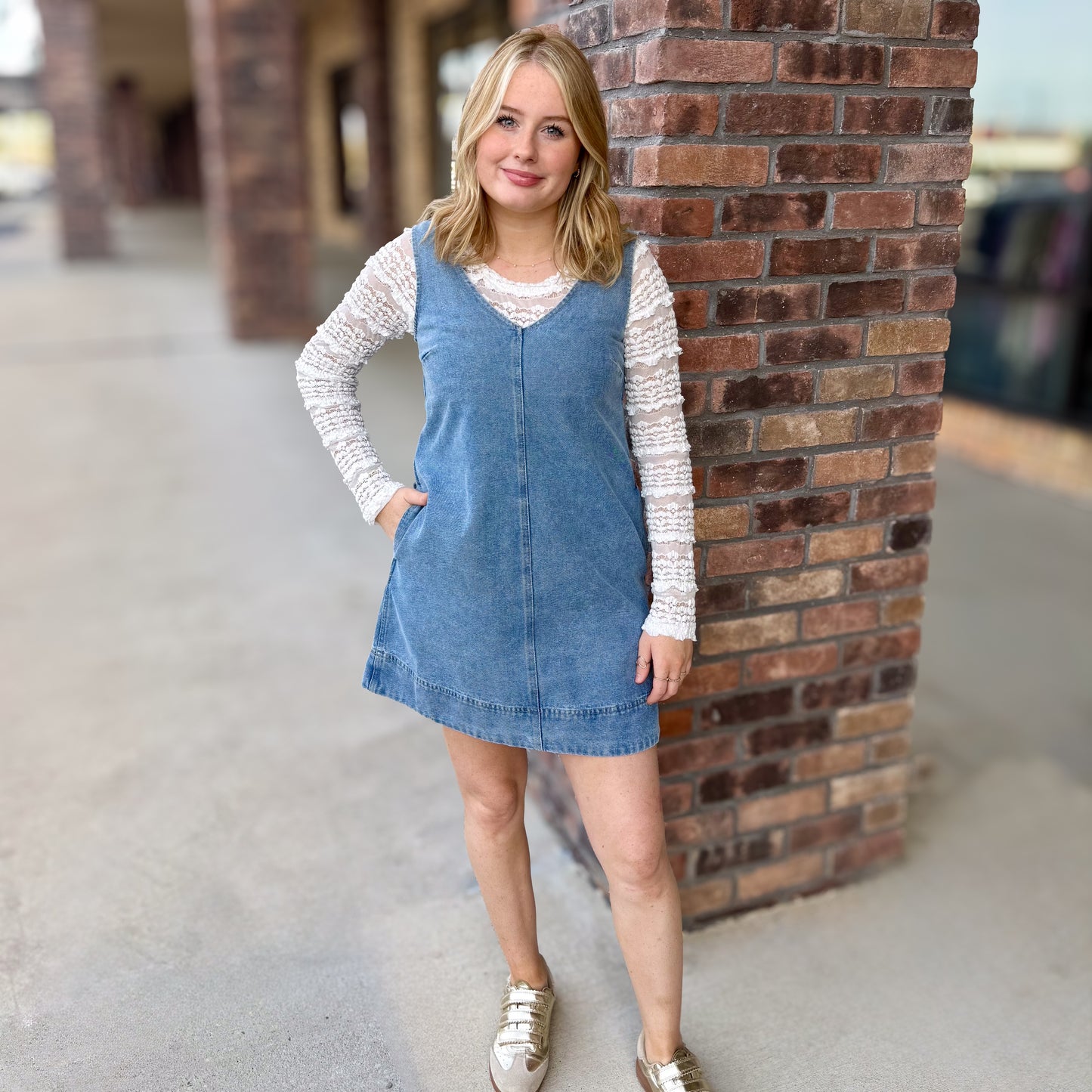 Charming Lace Layering Top: 2 Colors