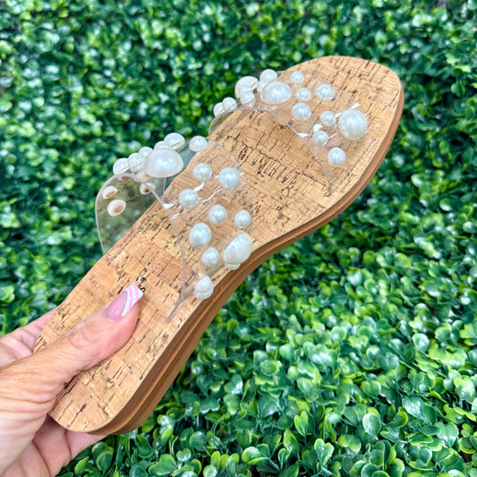 Clear Pearl Promise Sandal