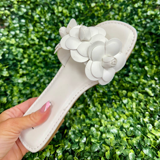 White Blossom Sandal
