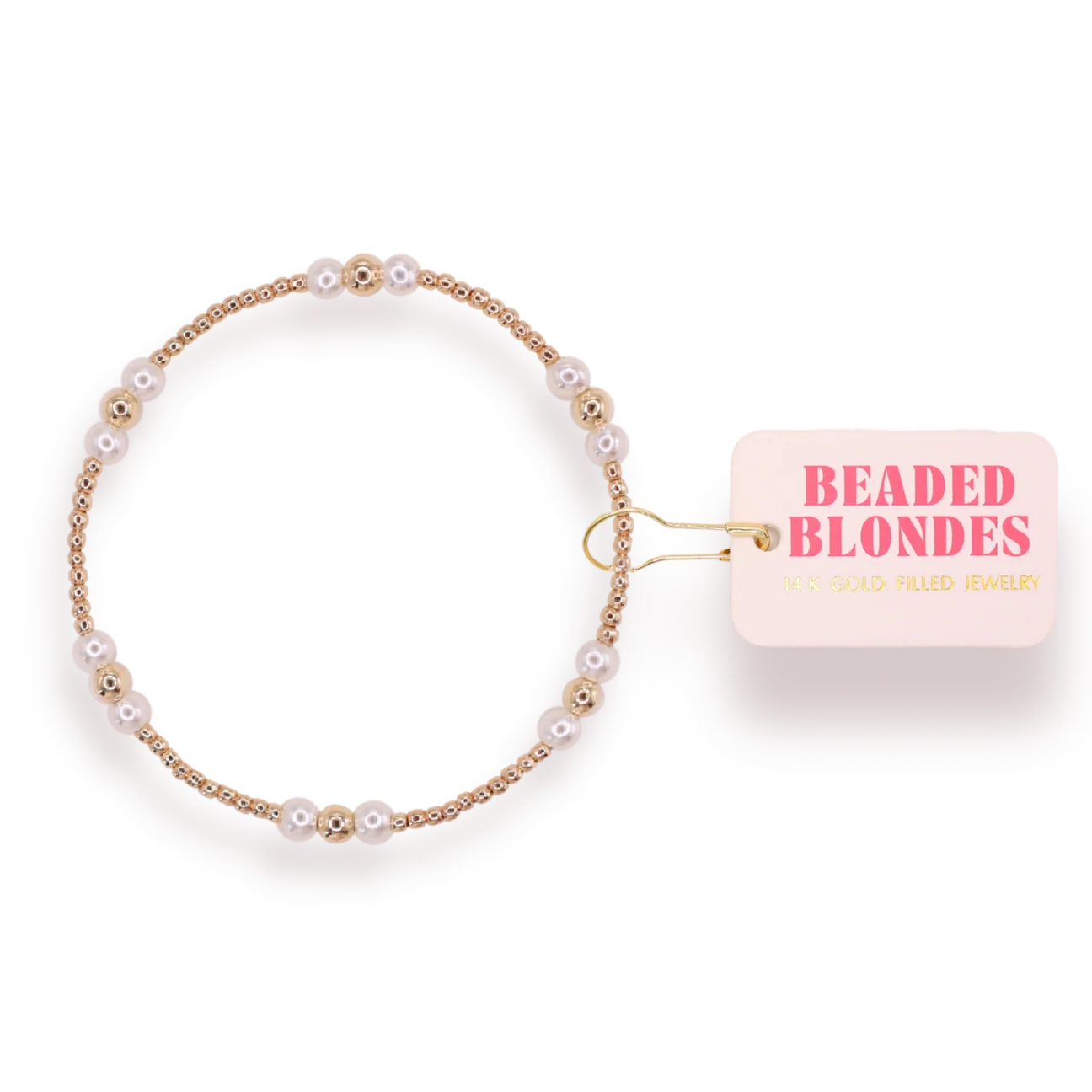 Beaded Blondes Iris Bracelet In Gold