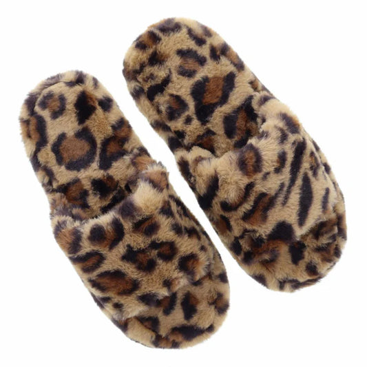 Jane Marie Leopard Slipper
