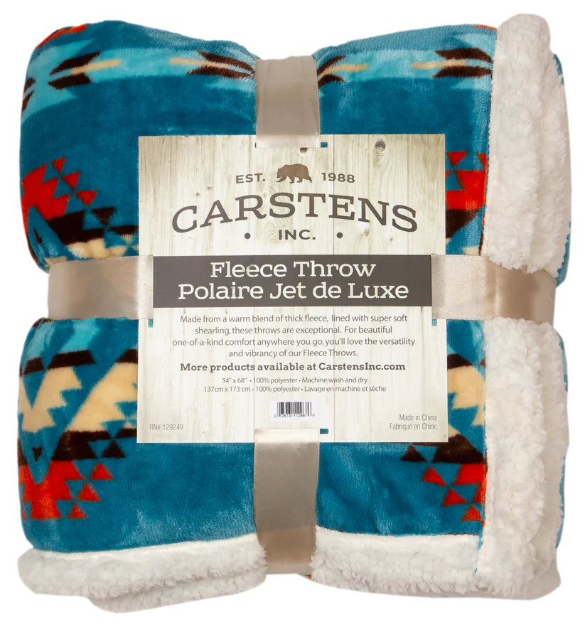 Wrangler Carstens Turquoise Southwest Throw