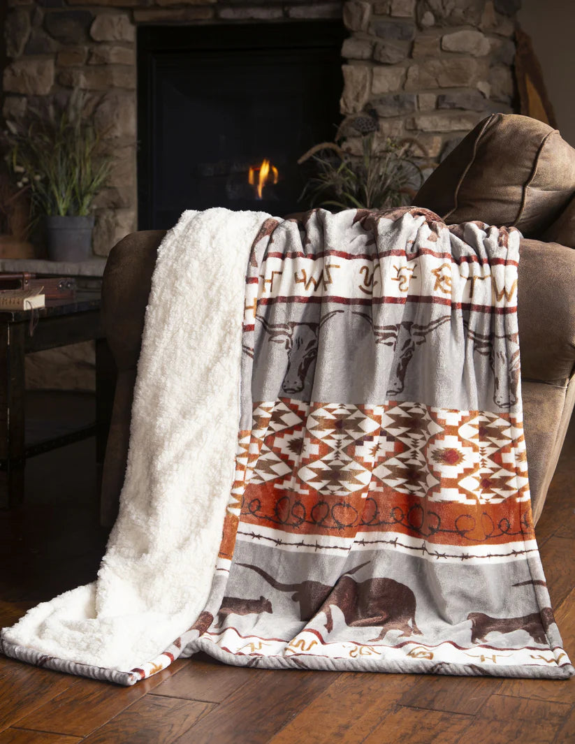 Wrangler Carstens Longhorn Throw