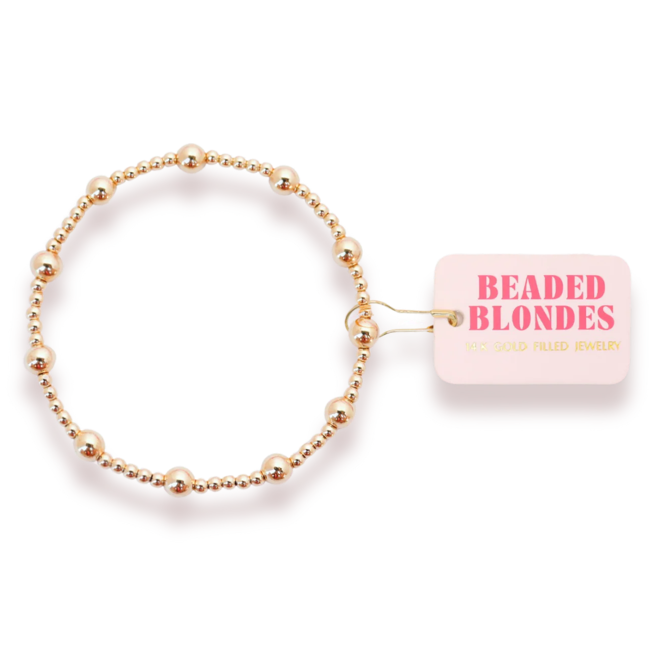 Beaded Blondes: Lively Bracelet - Gold