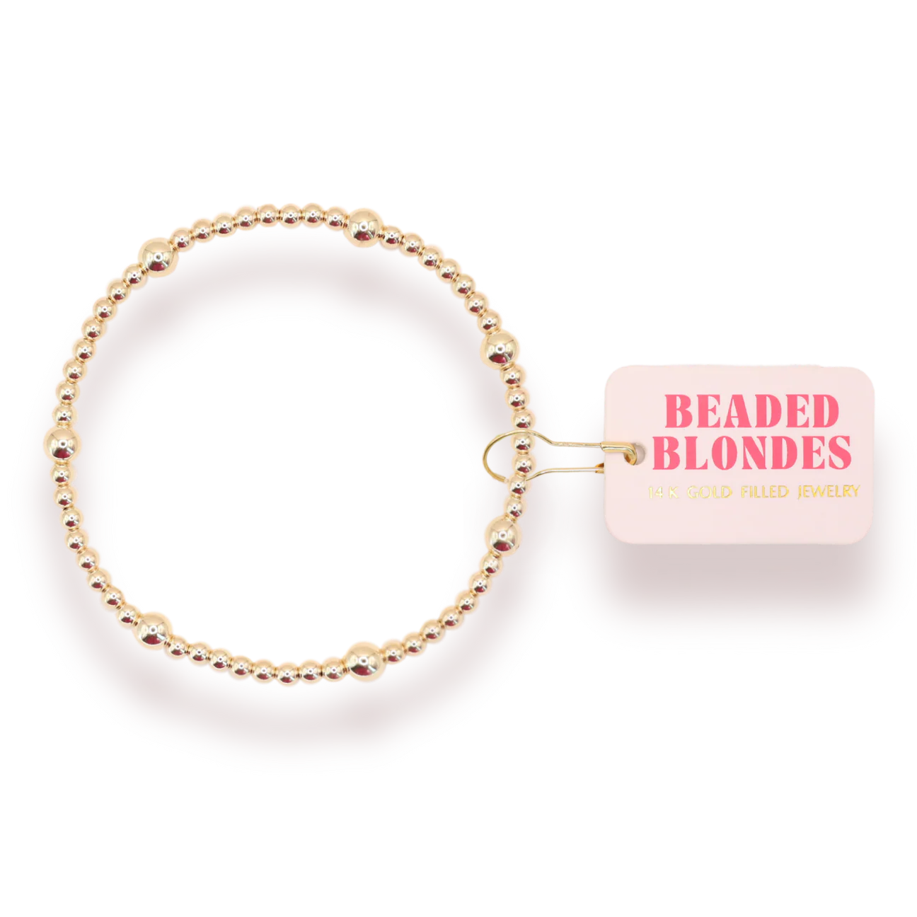 Beaded Blondes: Olive Bracelet - Gold