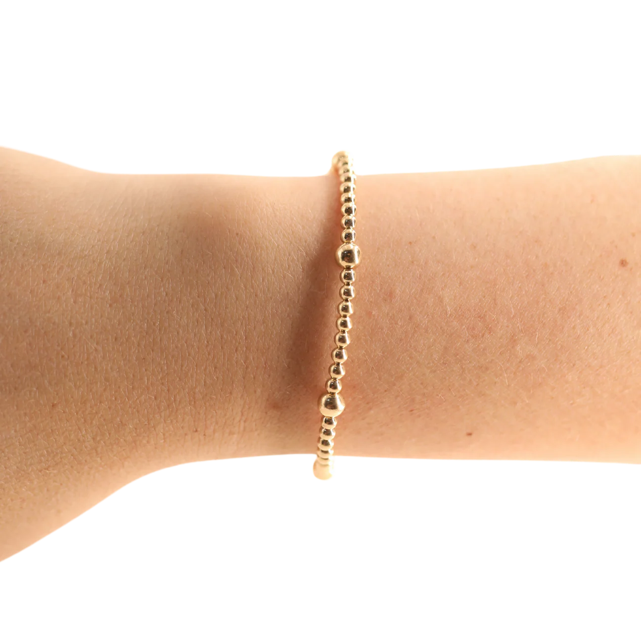 Beaded Blondes: Olive Bracelet - Gold