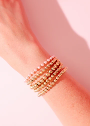 Beaded Blondes Pink Mini Luci Bracelet
