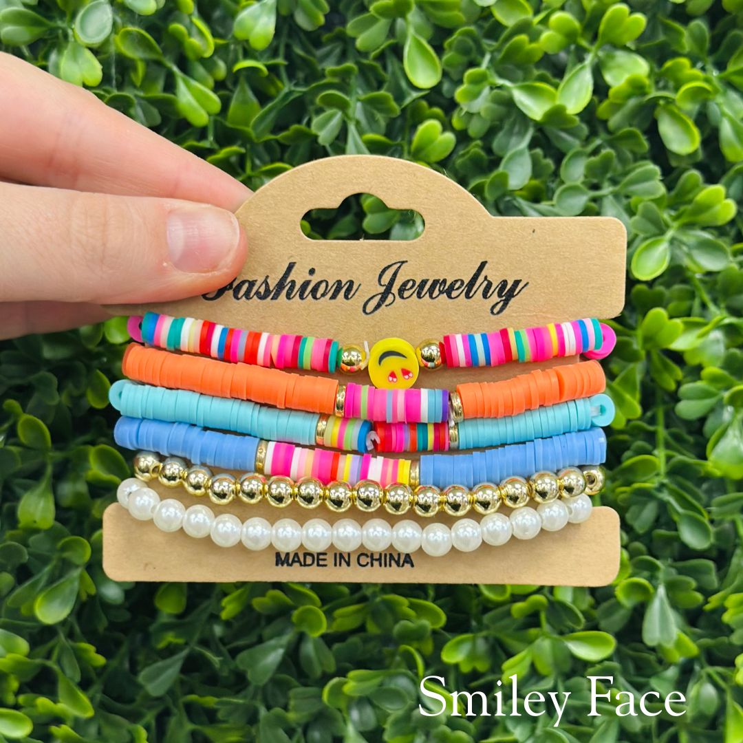 Multi-Color Stackable Bracelets (6 Styles)