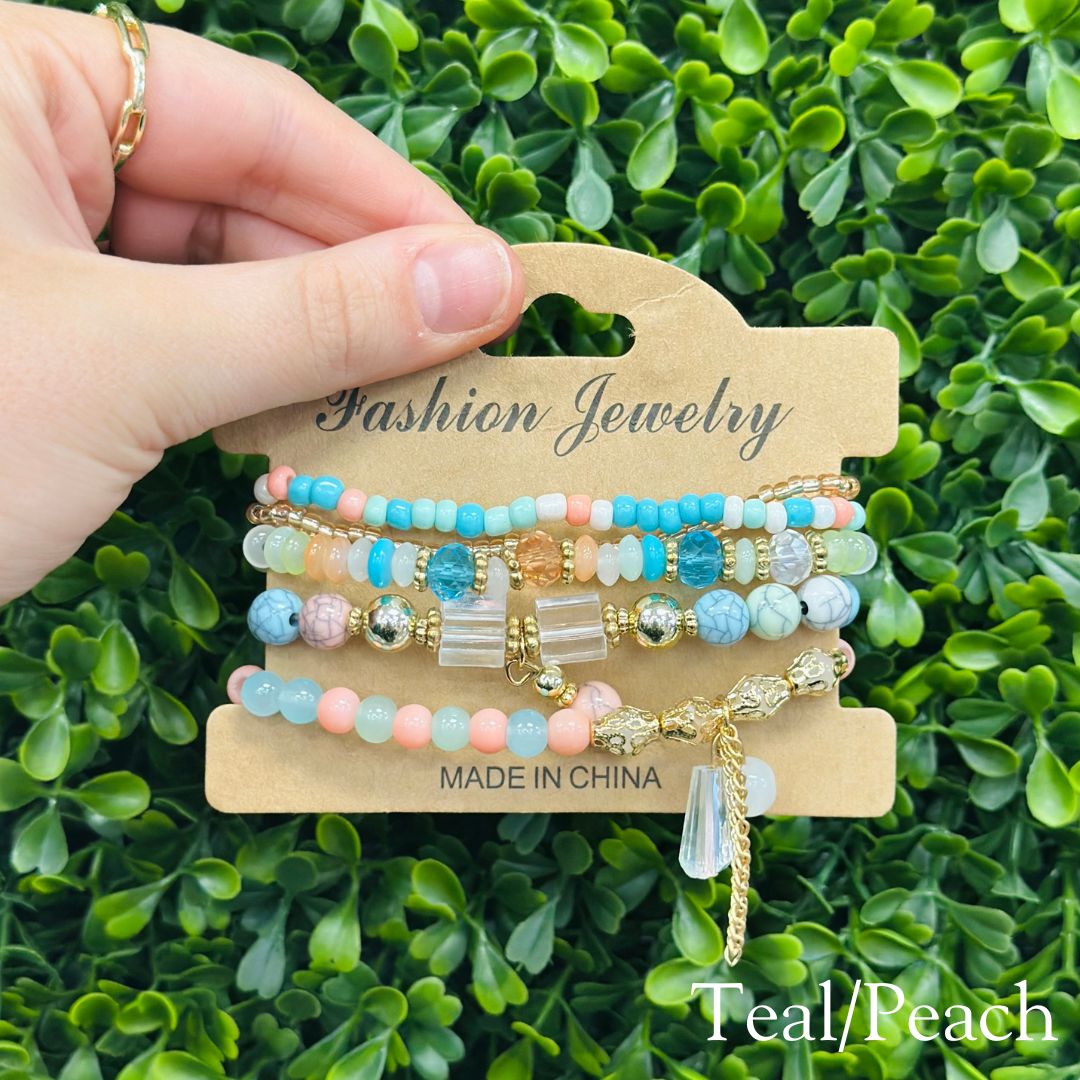 Multi-Color Stackable Bracelets (6 Styles)