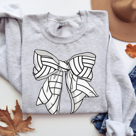 Volleyball Bow Sweatshirt