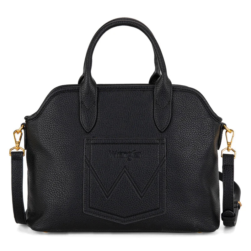 Wrangler Top Handle Tote/Crossbody -Black