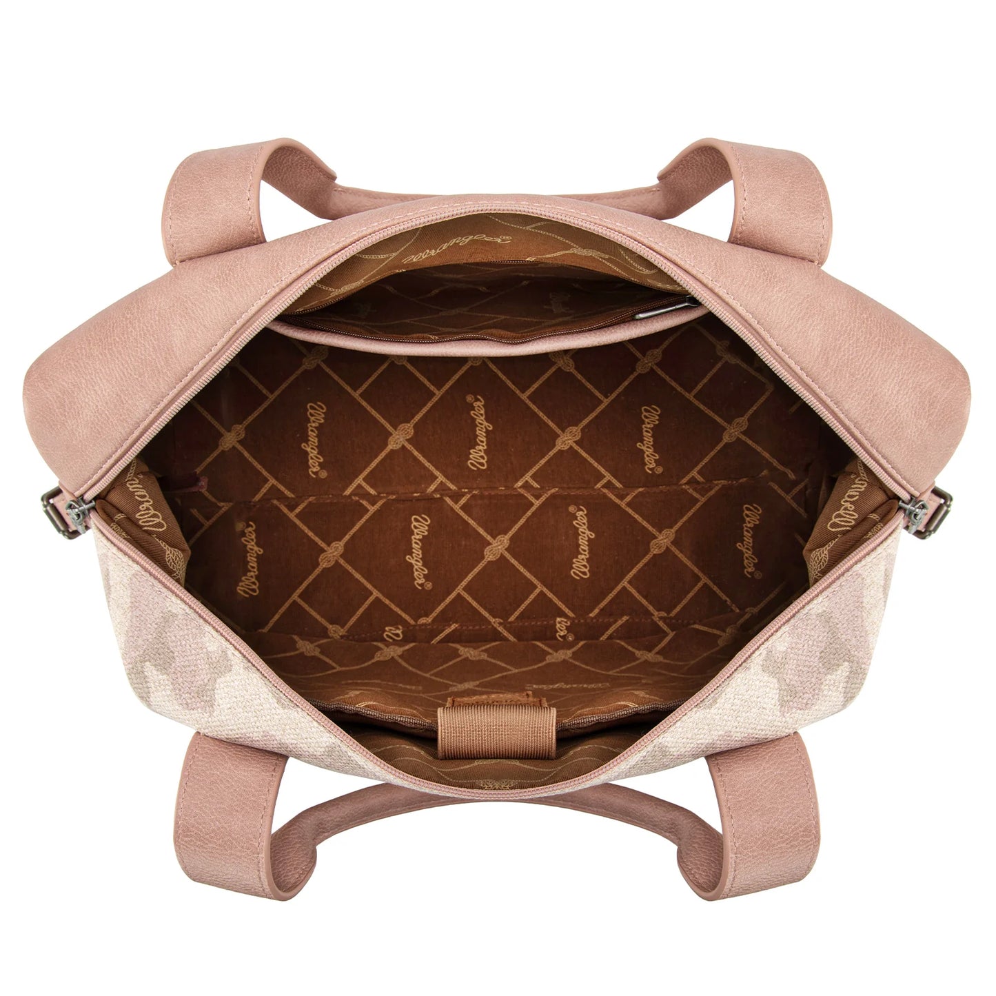 Wrangler Camo Print Collection Duffle Bag -Pink