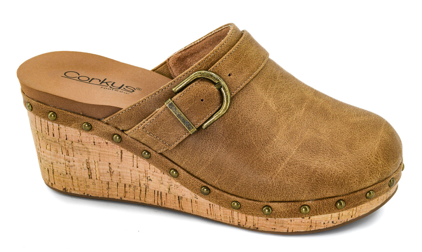 Corkys Who Knew Wedge-Tan