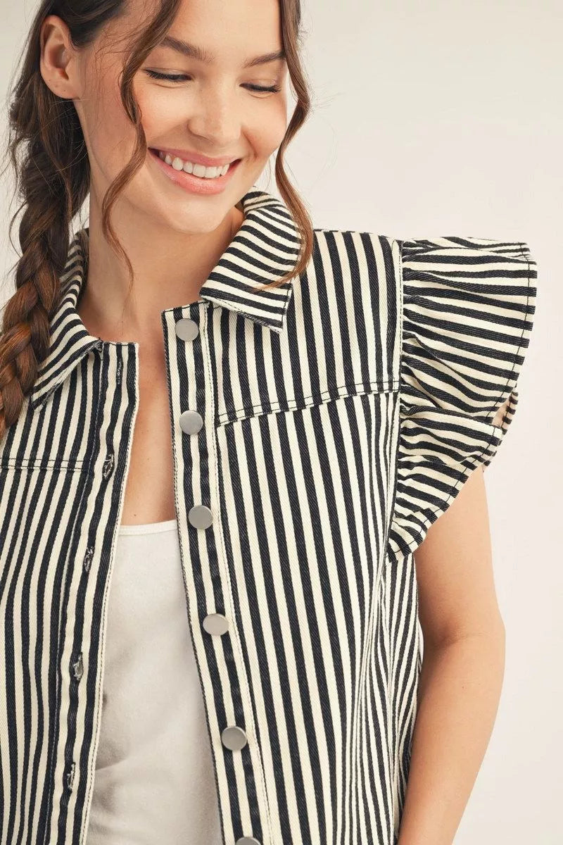 Charming Bliss Stripe Vest