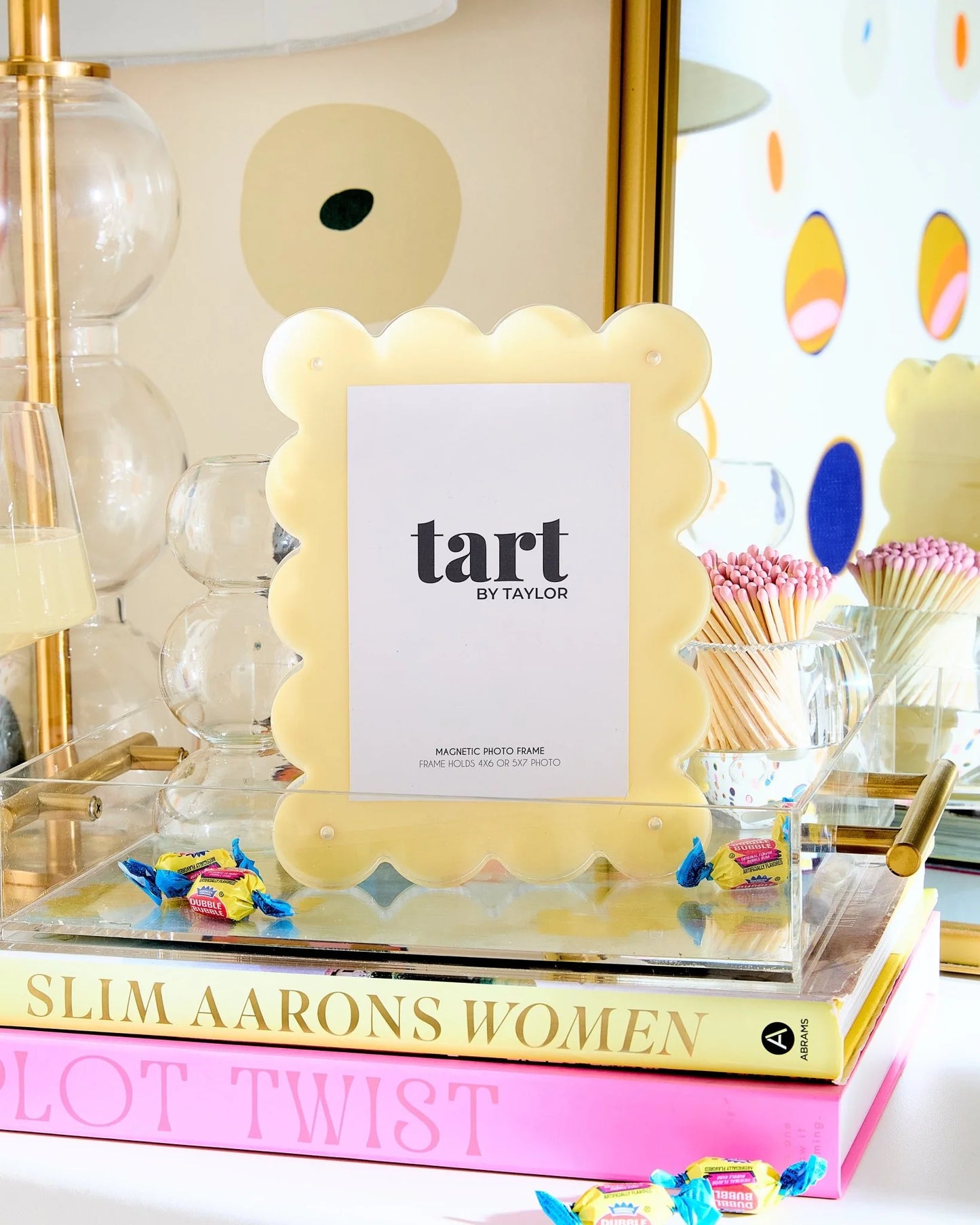 Butter Yellow Acrylic Picture Frame