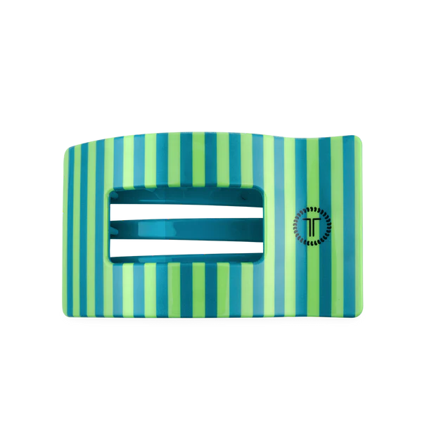 TELETIES Flat Rectangle Hair Clip: Mult Colors