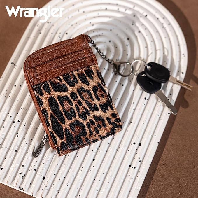 Wrangler Mini Zip Card Case