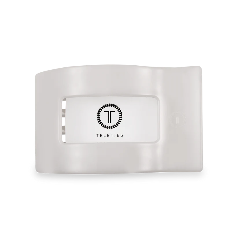 TELETIES Flat Rectangle Hair Clip: Mult Colors