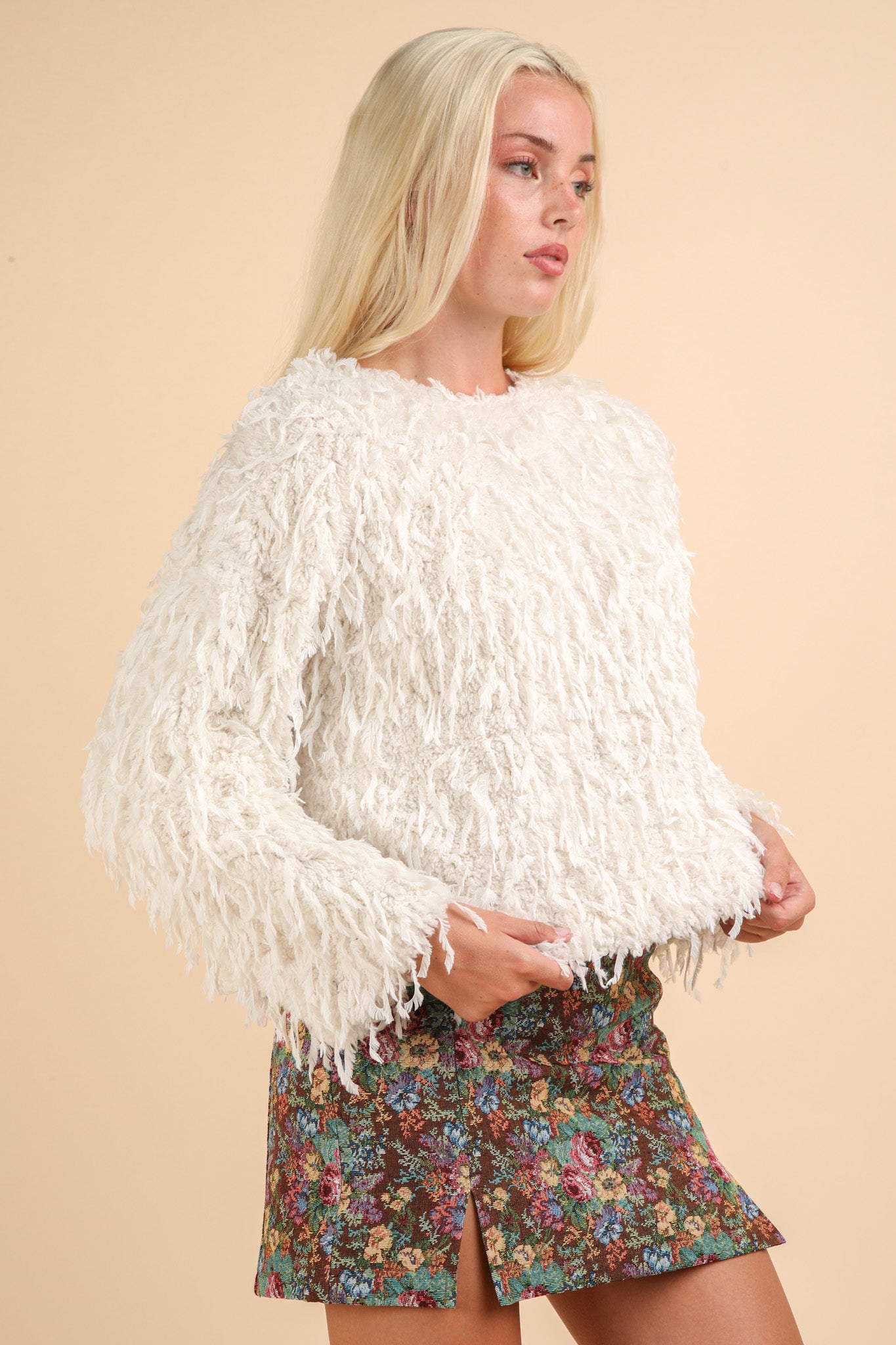 Fun & Festive Textured Holiday Top