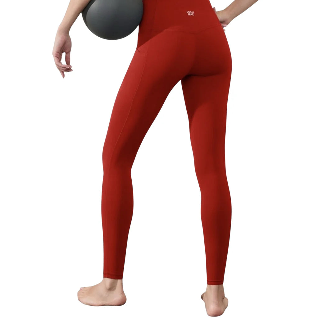 LULU Mac Red Leggings