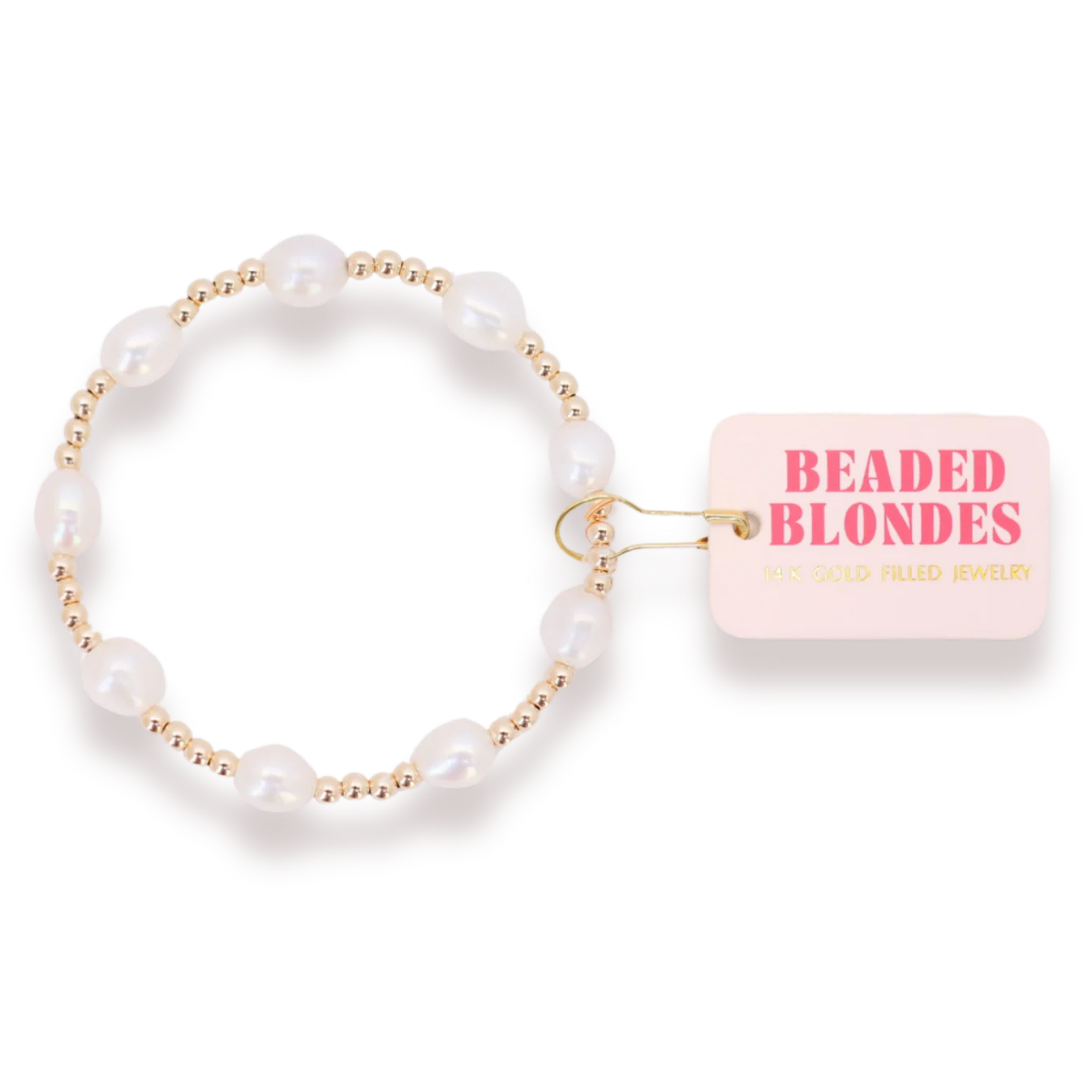 Beaded Blonds Ellie Pearl Bracelet
