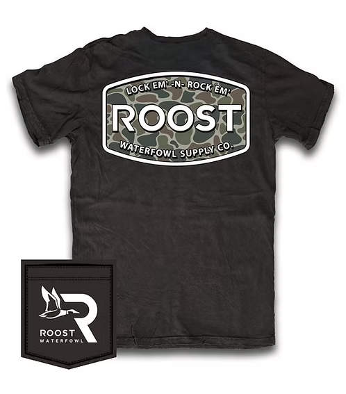 ROOST Camo Logo Tee