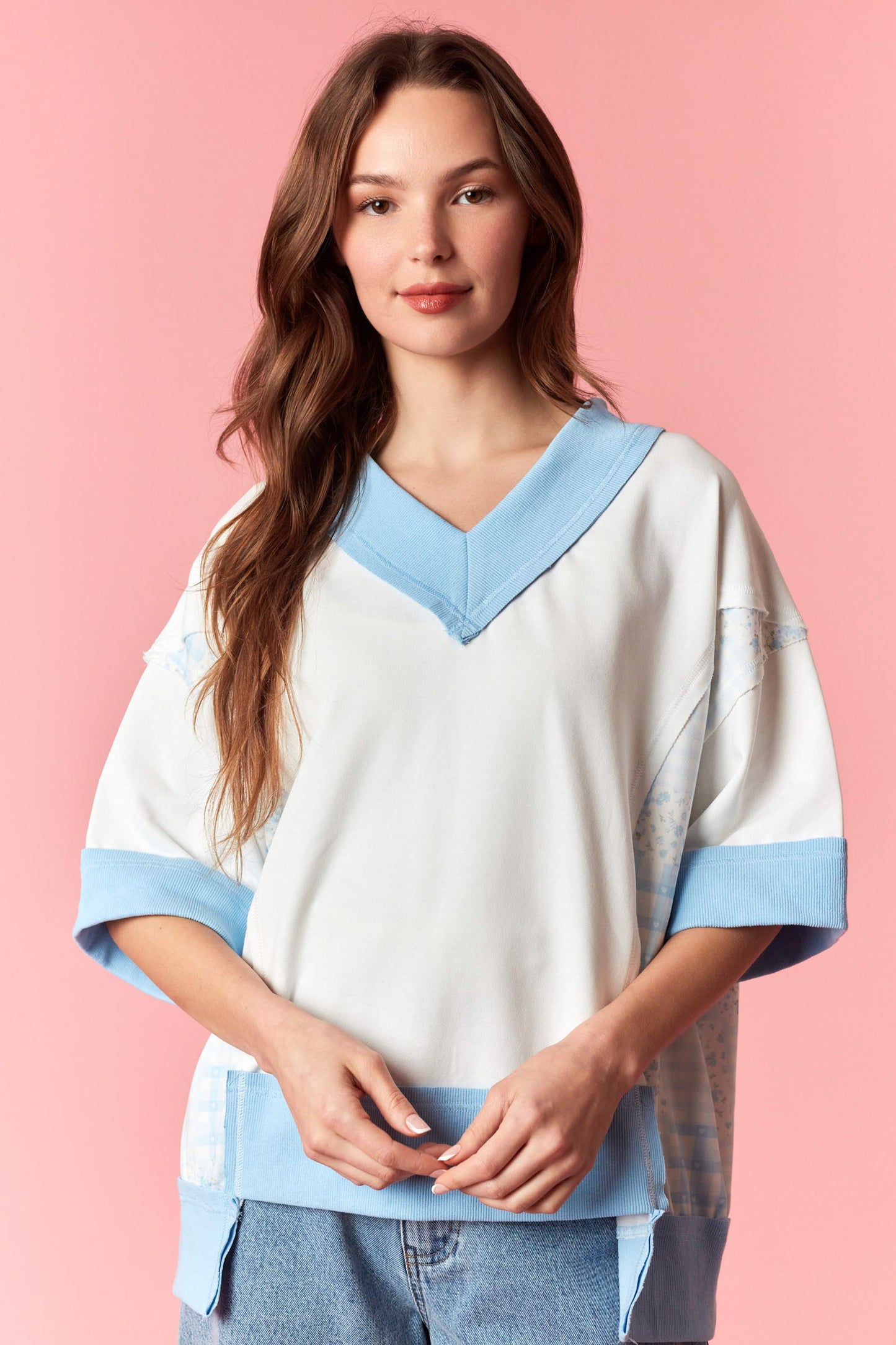 Blooming Contrast Top