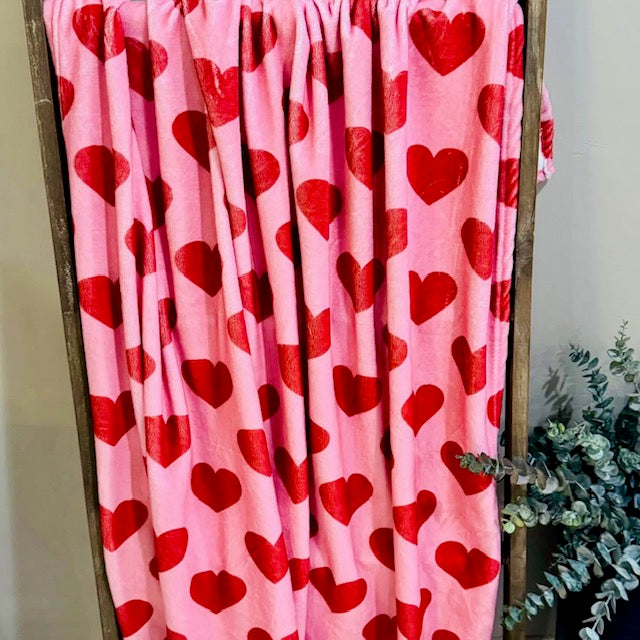 Valentine Heart Blanket