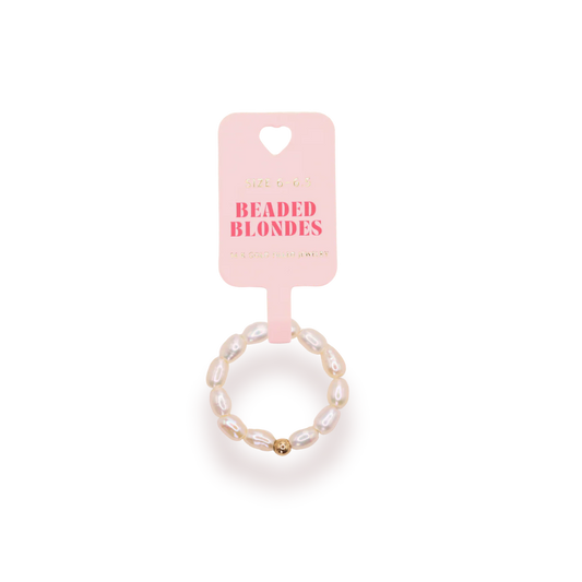 Beaded Blondes: Jamie Pearl Ring