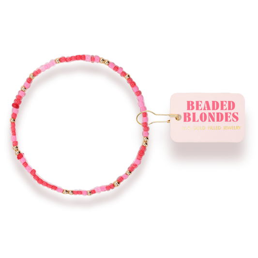 Beaded Blondes: Love Bug Sprinkle Bracelet