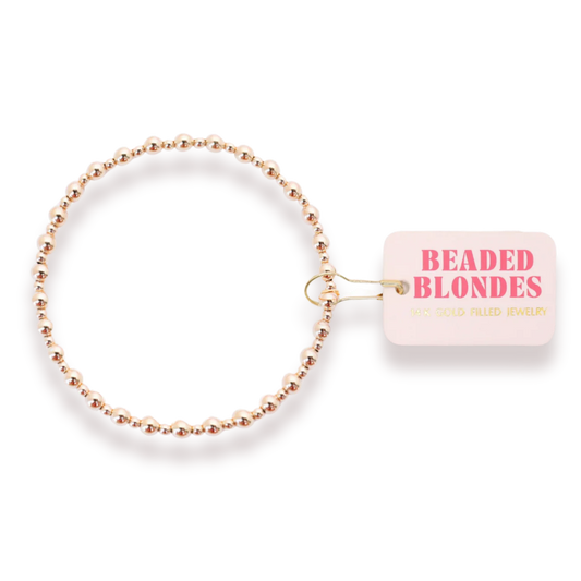 Beaded Blondes: Mini Katy Bracelet - Gold