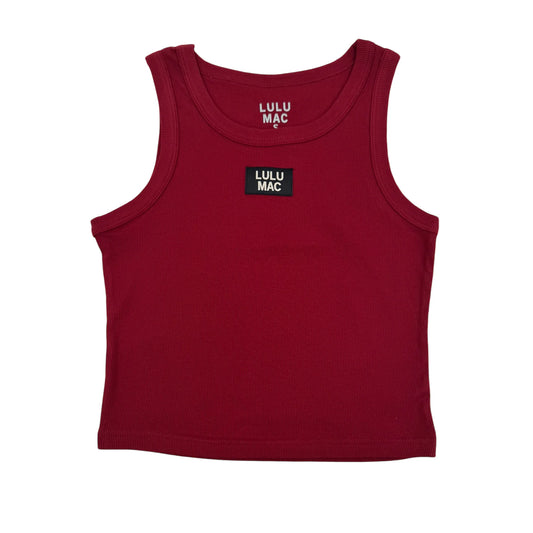 Lulu Mac Tank: Maroon