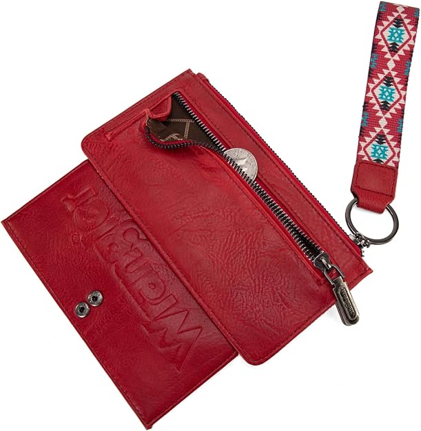 Wrangler Wallet/Wristlet Wallet-Red