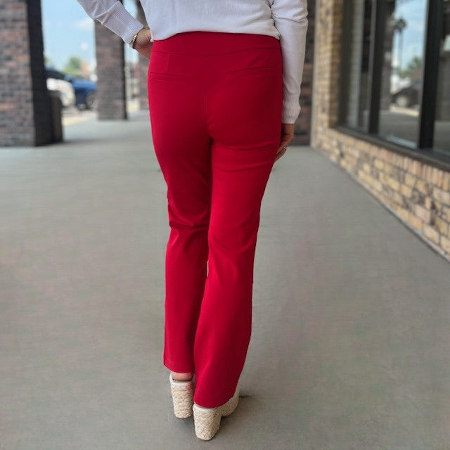 Dear Scarlett Straight Pant-Red