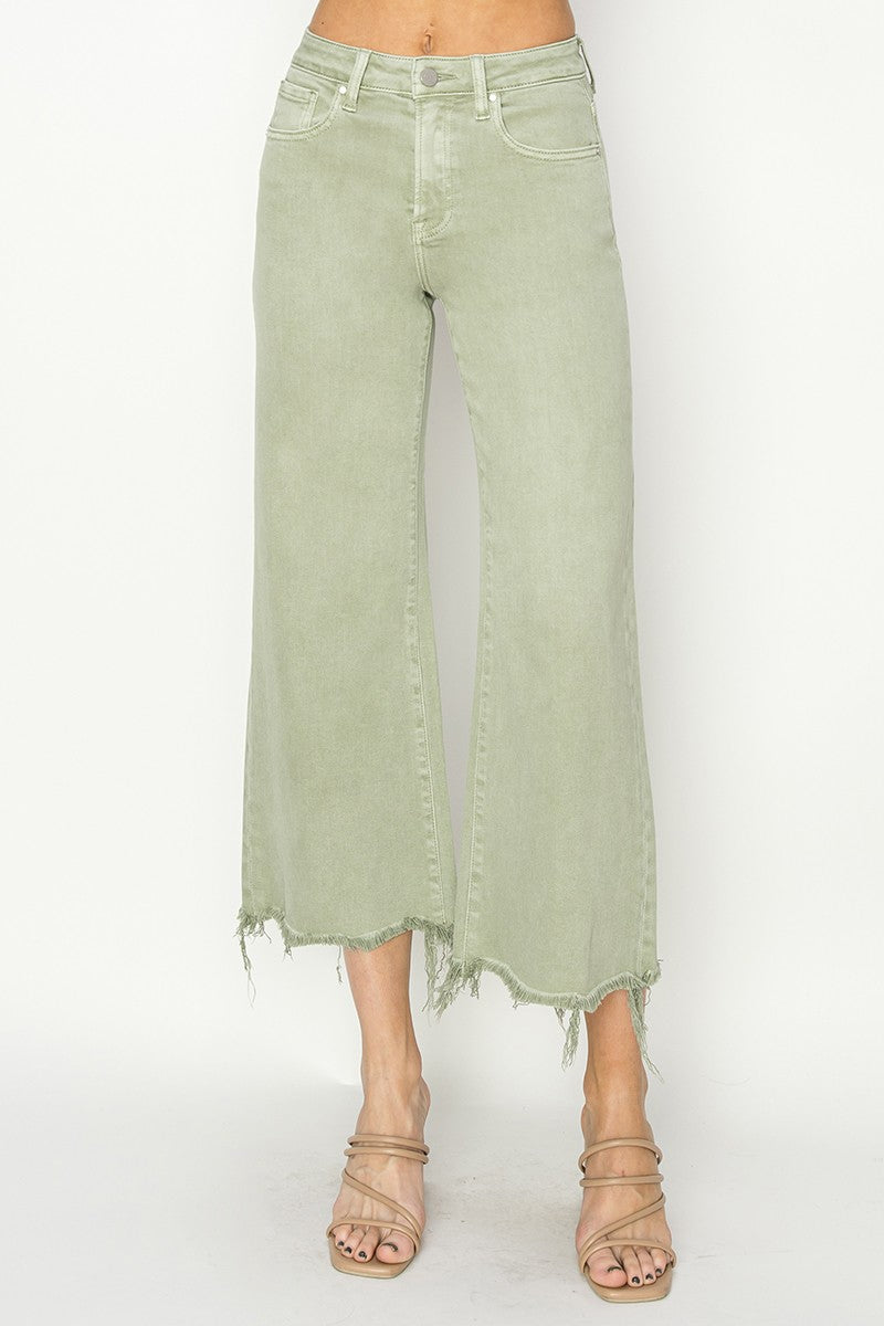 Risen High Rise Crop Wide Leg Pant