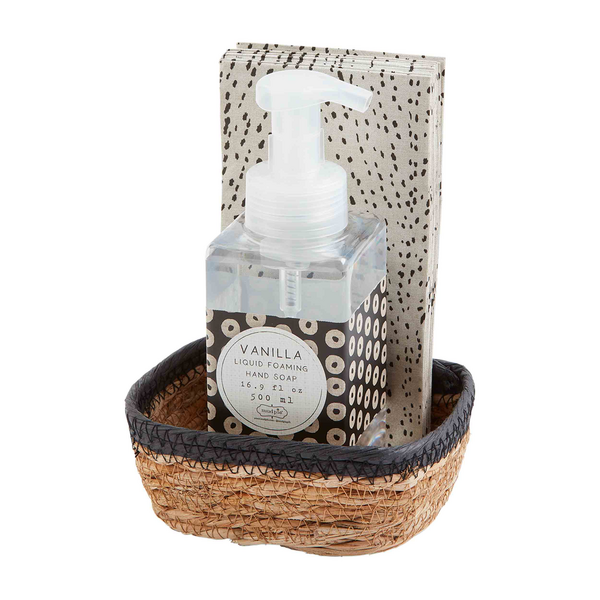 Mud Pie Circle Soap & Guest Towel Set