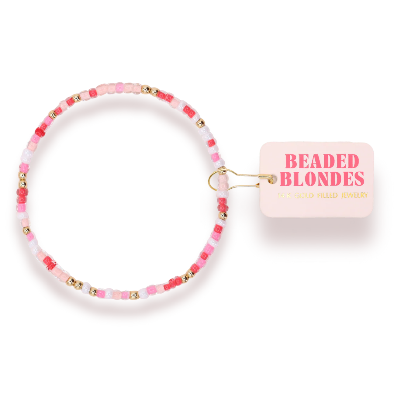 Beaded Blondes: Sweet Tart Sprinkle Bracelet